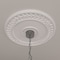 Ekena Millwork Wreath Ceiling Medallion (Fits Canopies up to 6"), 21 1/8"OD x 3 5/8"ID x 7/8"P, Primed White CM21WR - alternate 7